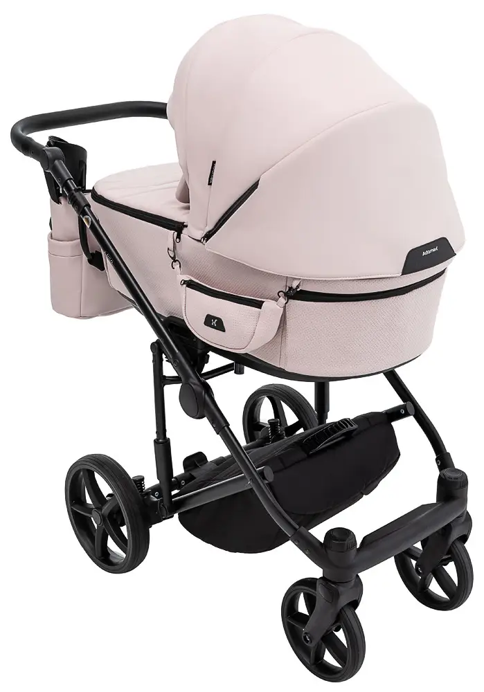 Детская коляска 2 в 1 Adamex Zico Eco Sa-15 розовая пудра